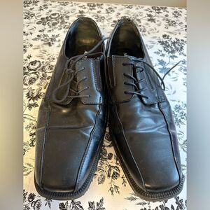Alfani Proud Mens Black Vegan Leather Oxfords Shoes Size 12 M US Square